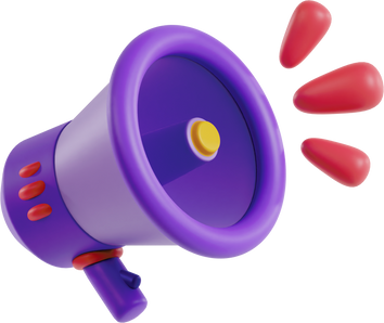 3D Megaphone Illustration